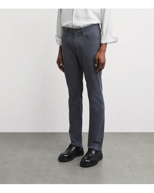PAIGE Blue Federal Slim-Straight Jeans for men