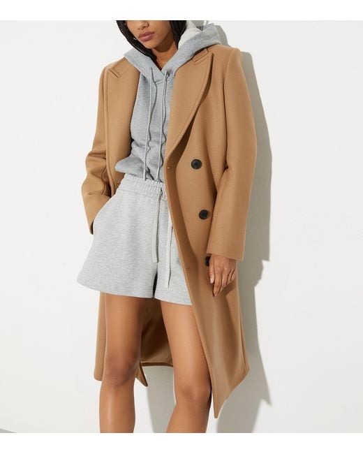 MAX&Co. Brown Wool-Blend Overcoat