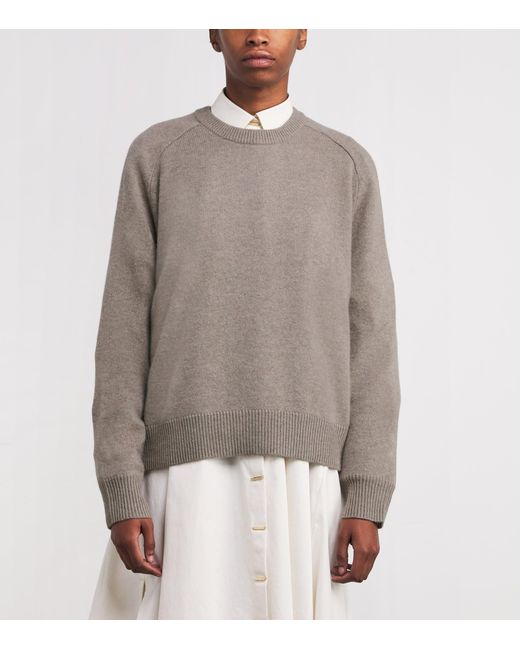 Soft Goat Brown Cashmere Boyfriend Sweater