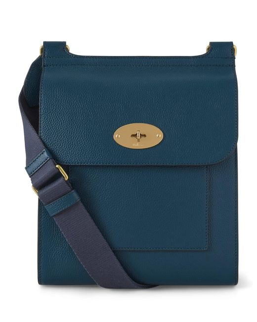 Mulberry Blue Small Antony Cross-Body Bag