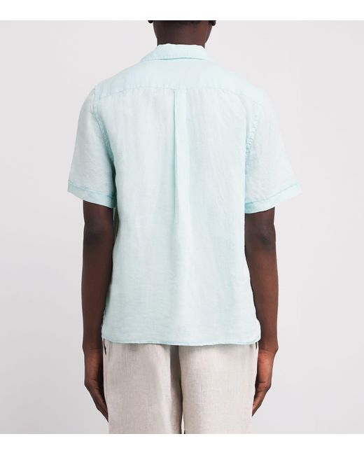 Vilebrequin Blue Linen Charli Shirt