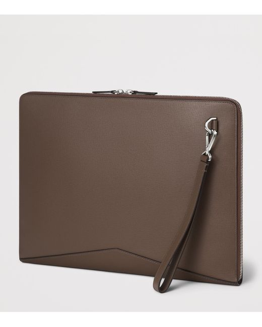 Cartier Brown Calfskin Losange Portfolio Case for men