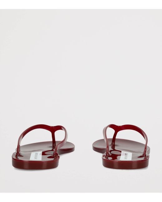 Christopher Esber Red Jo Flip Flops