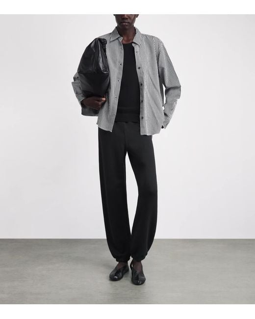 ÉTERNE Black French Terry Sweatpants
