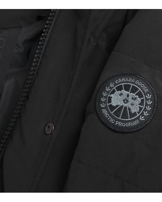Canada Goose Black Wyndham Parka Jacket for men