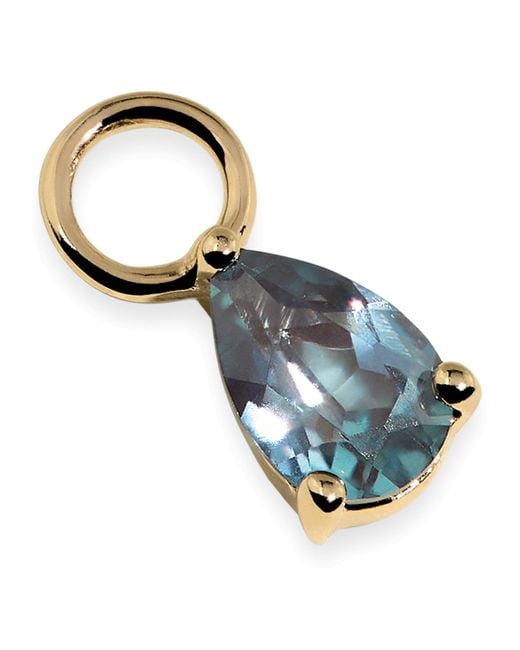 Astrid & Miyu Blue And Alexandrite Birthstone Earring Charm
