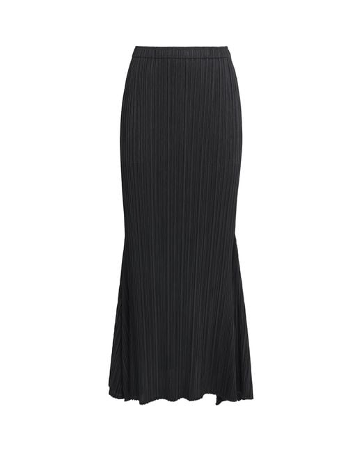 Pleats Please Issey Miyake Ole Midi Skirt in Black | Lyst