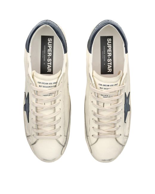 Golden Goose Deluxe Brand Natural Leather Super-Star Sneakers for men