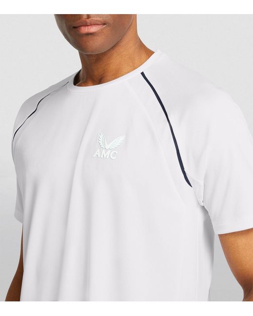 Castore White Amc Airex Aeromesh T-shirt for men