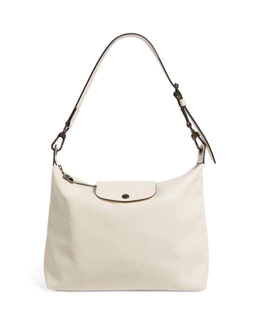 Longchamp Natural Medium Leather Le Pliage Xtra Hobo Bag