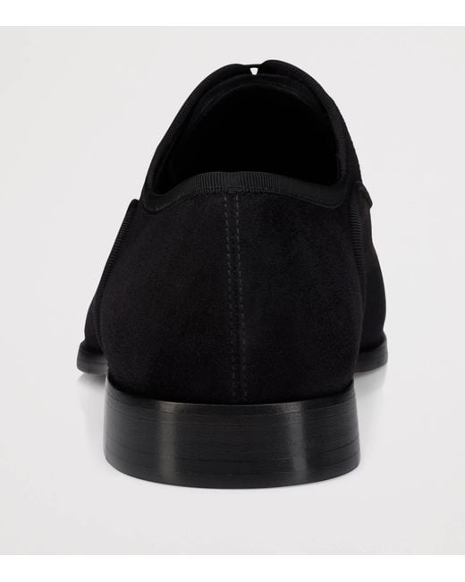 Christian Louboutin Black Greggory Leather-Blend Oxford Shoes for men