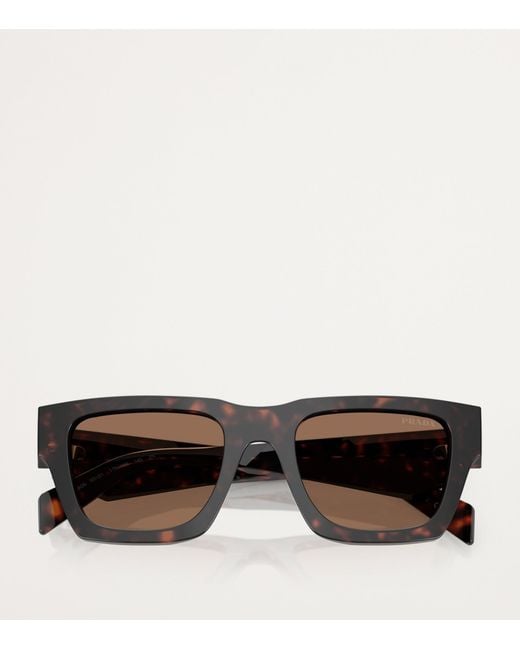 Prada Brown Acetate Pra06S Sunglasses for men