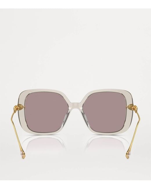 Swarovski Pink Oversized Sk6011 Sunglasses