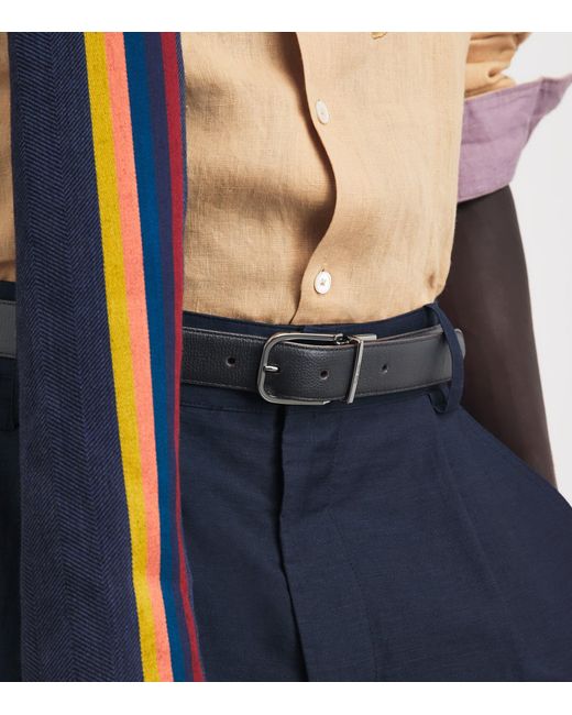 Paul Smith Black Reversible Leather Belt for men