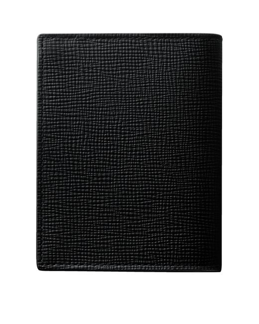 Cartier Black Grained Leather Losange Card Holder for men