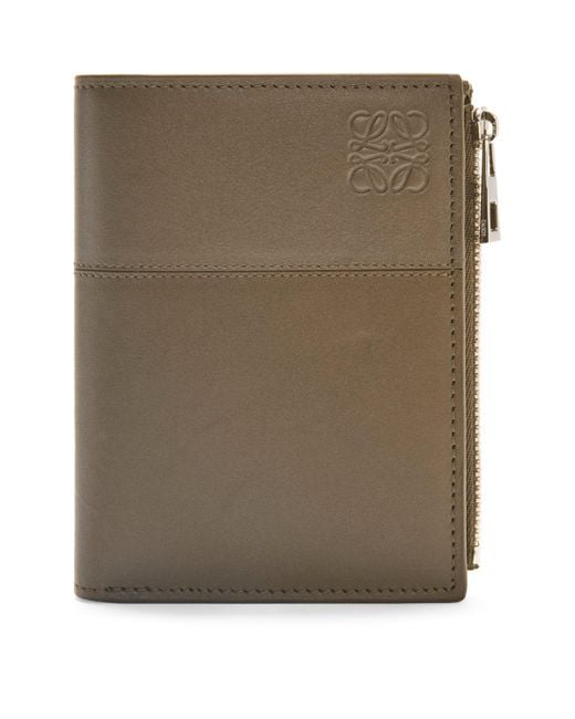 Loewe Brown Leather Anagram Bifold Cardholder for men