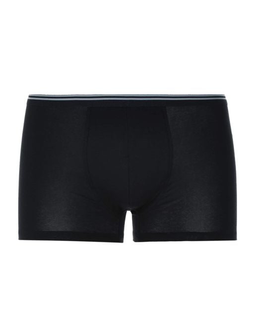 Zimmerli of Switzerland Black 172 Pure Comfort Trunks for men