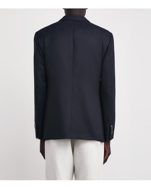 Pal Zileri Blue Wool Blazer for men