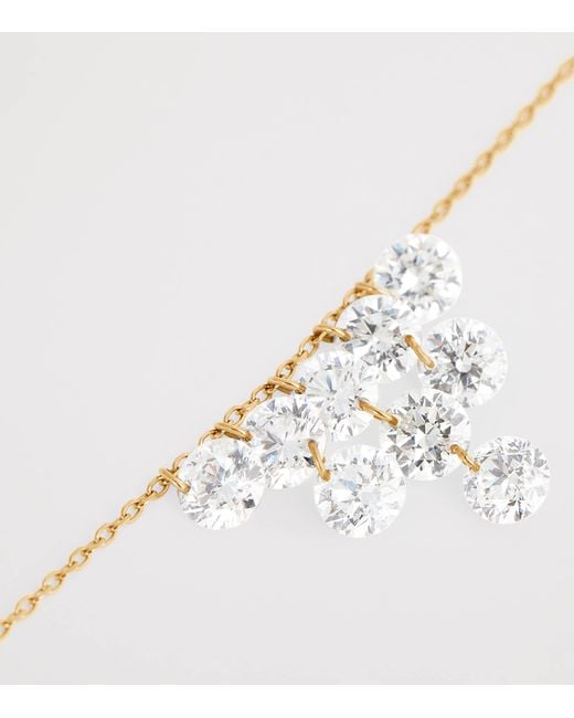 PERSÉE Metallic And Diamond Céleste Triangle Necklace
