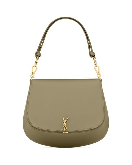 Saint Laurent Gray Voltaire Top-Handle Bag