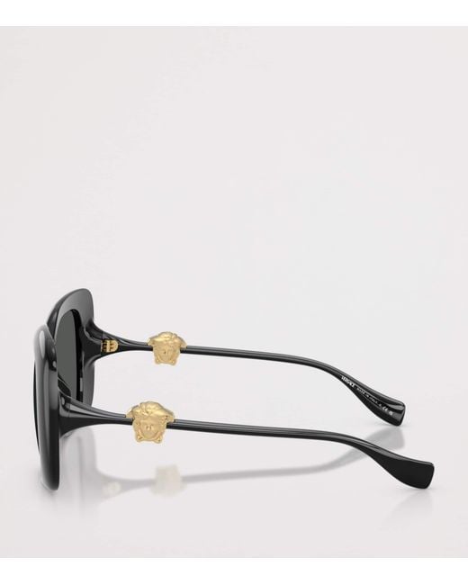 Versace Black Injected Ve4499U Square Sunglasses