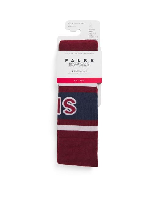 Falke Red Sk2 Skiing Socks