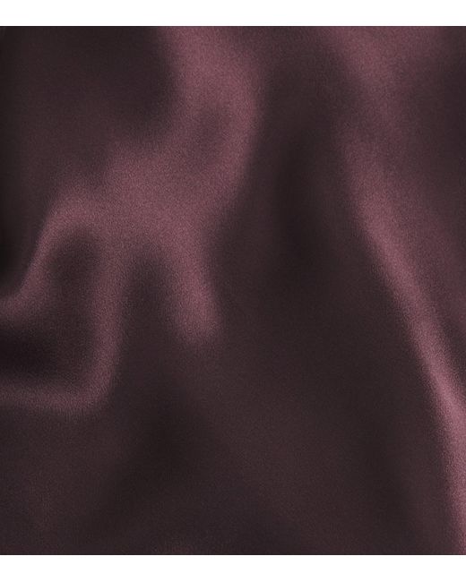 Eleventy Purple Silk Sleeveless Top