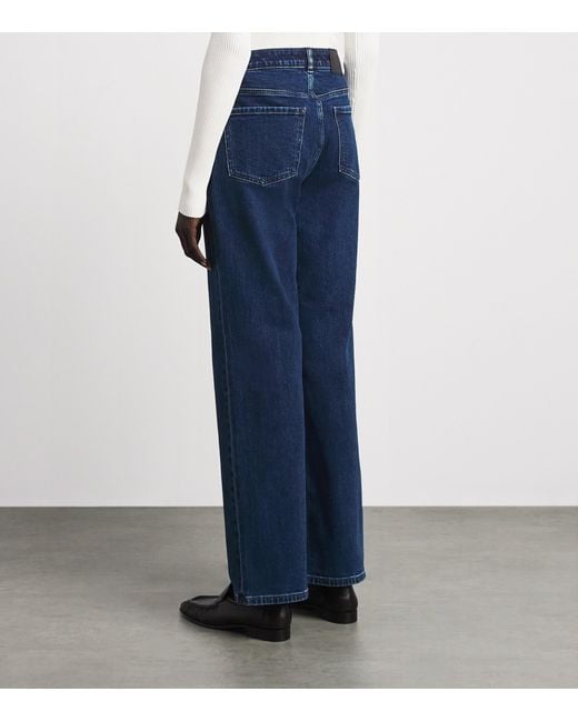 Theory Blue Straight Jeans