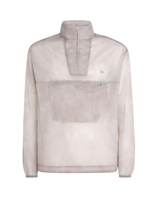 REPRESENT 247 White Overhead Training Jacket for men
