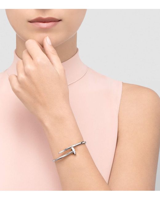 Cartier Metallic And Diamond Juste Un Clou Bracelet