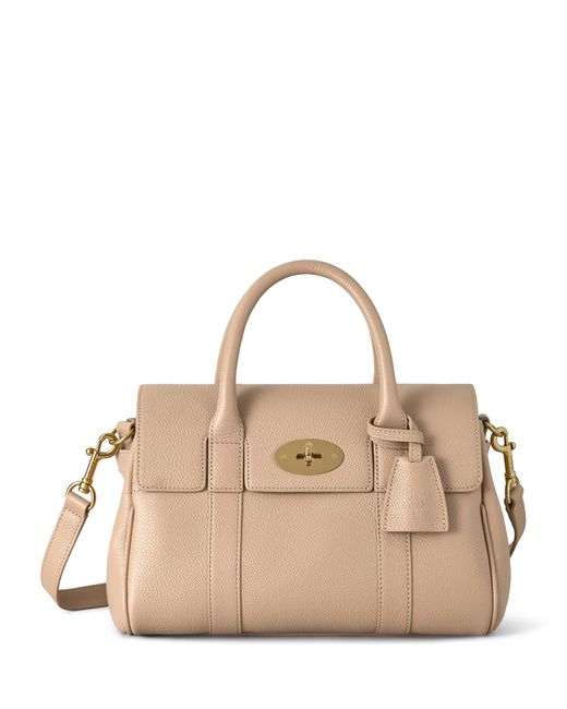 Mulberry Natural Small Leather Bayswater Satchel Bag
