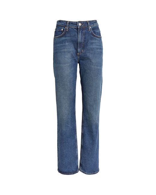 Citizens of Humanity Blue Zurie High-rise Straight Jeans
