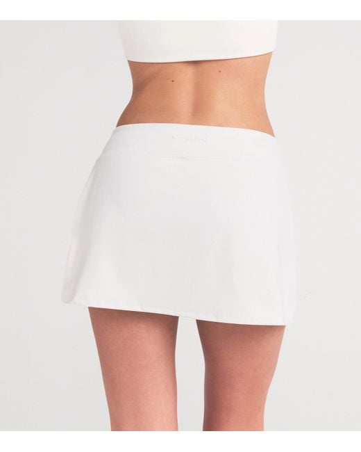 NikeSKIMS White Matte Mini Skort
