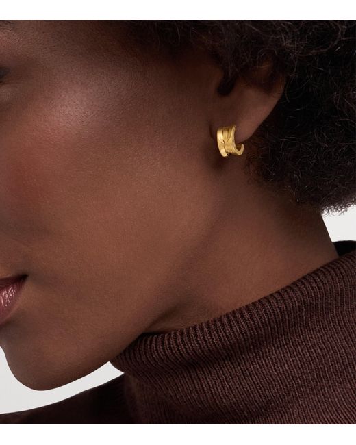 BVLGARI Metallic B.Zero1 Single Hoop Earring