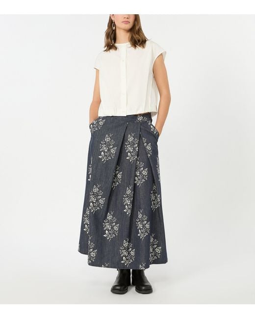 Weekend by Maxmara White Collarless Shirt