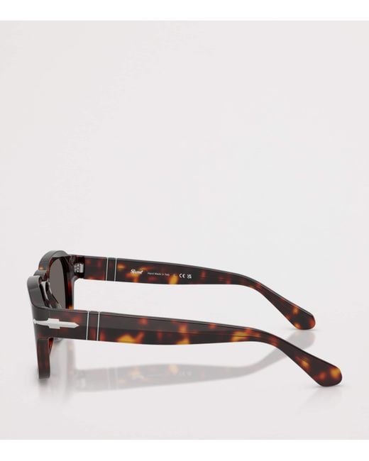 Persol Gray Tortoiseshell Pillow Sunglasses