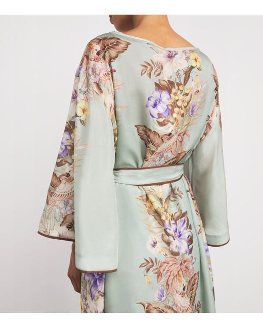 Zimmermann White Silk Coco Tunic Midi Dress
