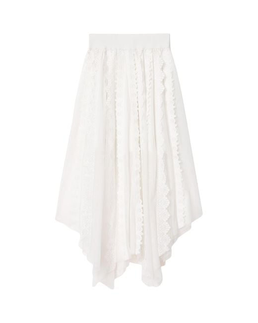 AllSaints White Vashtie Maxi Skirt