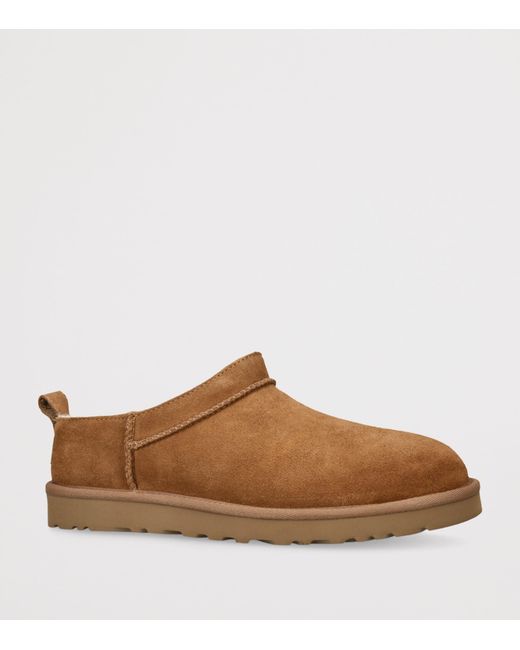 Ugg Brown Suede Classic Micro Boots for men