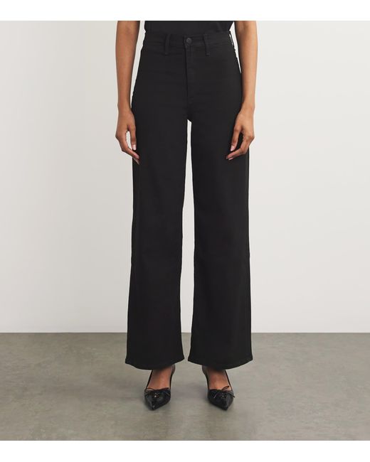 Rag & Bone Black Hadley Straight Jeans