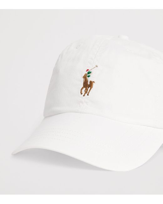 Polo Ralph Lauren White Polo Pony Baseball Cap for men