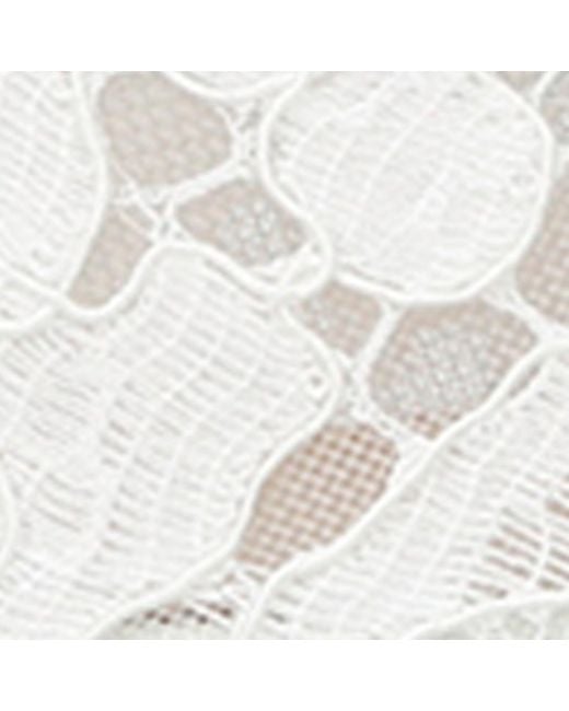Gianvito Rossi White Lace Claudia Pumps 105