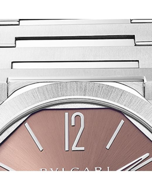 BVLGARI Gray Steel Octo Finissimo Automatic Watch for men