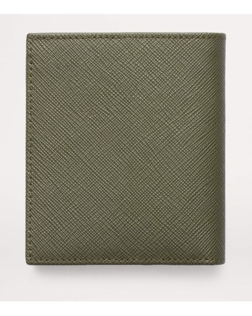 Prada Green Saffiano Leather Wallet for men