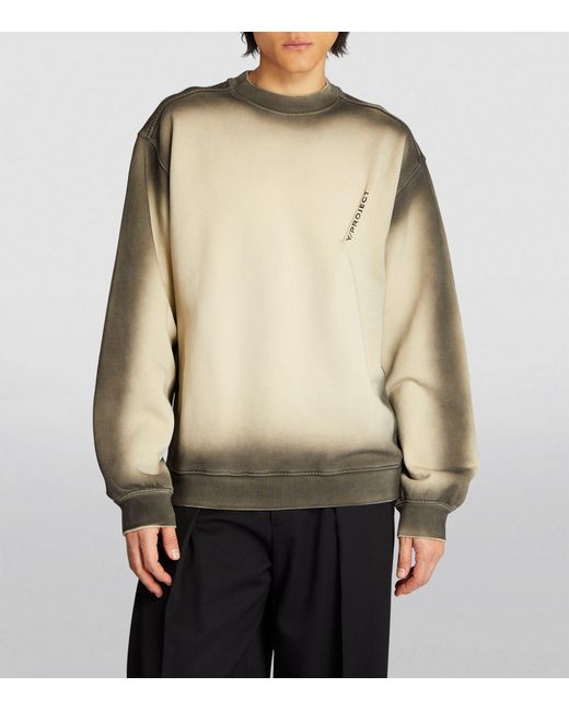 Y. Project Natural Pinched Logo Sweatshirt for men
