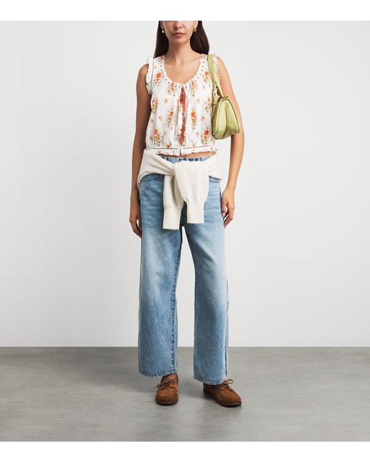 Doen White Organic Cotton Traveler Top