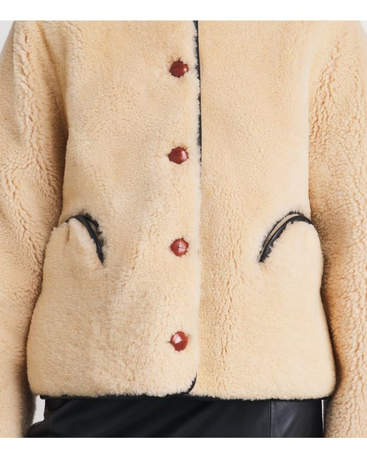 Blazé Milano Natural Shearling Tatoosh Gliss Jacket