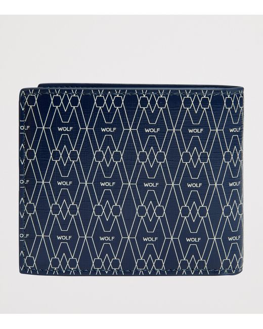 Wolf Blue Signature Billfold Wallet