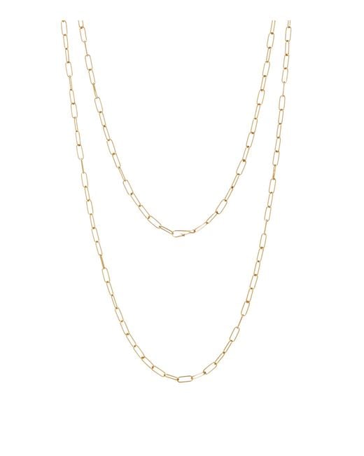 Annoushka Metallic Long Mini Cable Chain Necklace