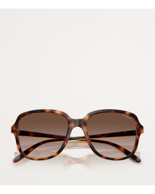 Vogue Brown Nylon Sunglasses